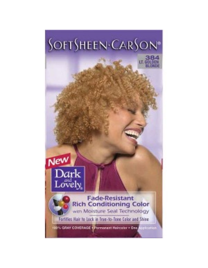 Dark And Lovely Hair Colour - 384 Light Golden Blonde